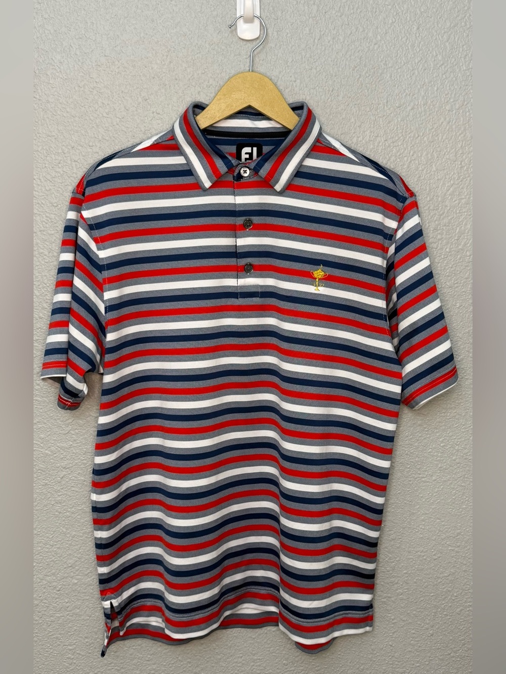 FootJoy | 1927 Ryder Cup Red, White & Blue Golf Polo | Size Medium